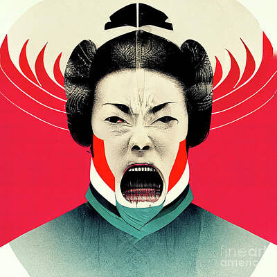Shaken Or Stirred - Screaming Geisha 09 by Jack Torcello