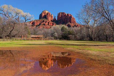 Royalty-Free and Rights-Managed Images - Sedona Reflection by Patrick Campbell