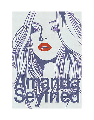 Celebrities Digital Art - Seyfried Seyfried by Feby Ristianti
