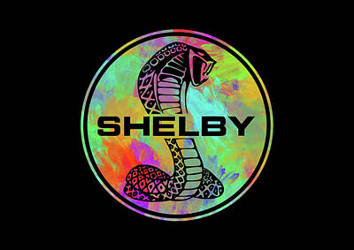 Reptiles Royalty Free Images - Shelby Watercolor Royalty-Free Image by Ricky Barnard