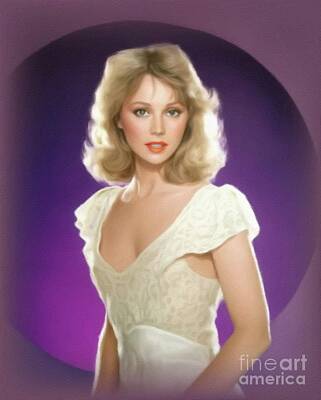 1-feathers Rights Managed Images - Shelley Long, Actress Royalty-Free Image by Esoterica Art Agency