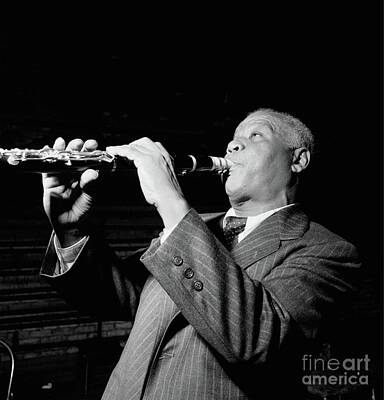 Recently Sold - Jazz Photo Royalty Free Images - Sidney Bechet, Music Legend Royalty-Free Image by Esoterica Art Agency