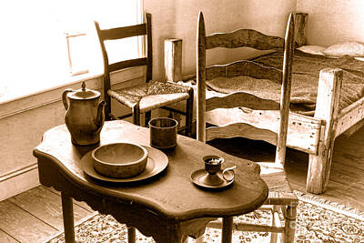 Landmarks Royalty-Free and Rights-Managed Images - Simple Comfort - Sepia by American West Legend