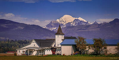 Mountain Photos - Skagit Flats 01 by Mike Penney
