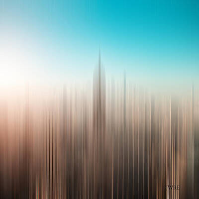 Abstract Skyline Photos - skyline III by John Emmett