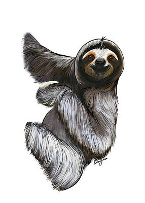 Frog Art - Sloth by Brian Jensen