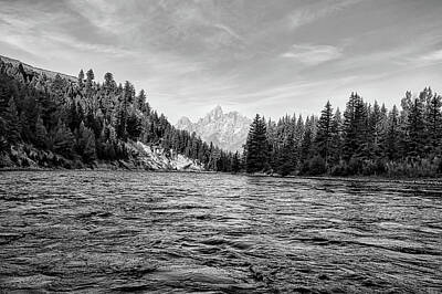 Sean Davey Underwater Photography - Snake River Float Trip 1 Black and White by Judy Vincent