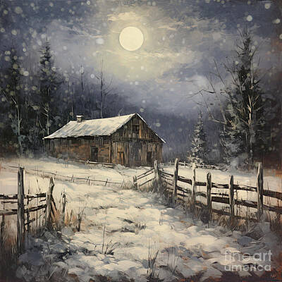 Travel - Snow Moon by Tina LeCour