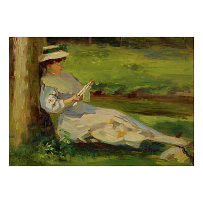 Kids Alphabet - Sold Without Reserve Property of a Lady PAUL-LEON FREQUENEZ French 1876 - 1943 IN THE PARK by Arpina Shop