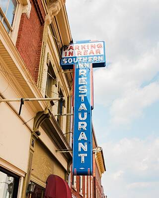Minimalist Movie Posters 2 - Southern Inn Restaurant, Lexington 01 by Jon Bilous