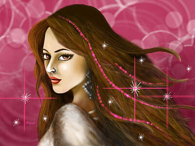 Lipstick Royalty Free Images - Sparkling beauty  Royalty-Free Image by Anjali Swami