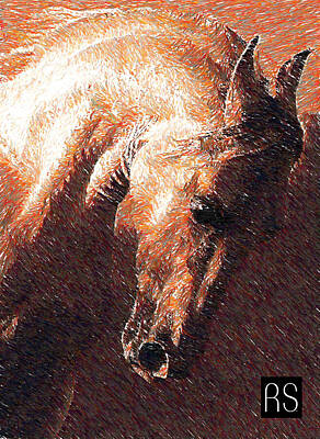Mammals Painting Rights Managed Images - Spirit Royalty-Free Image by Rafael Salazar