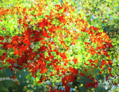 Patriotic Signs - Spring Abstract by Gary Richards