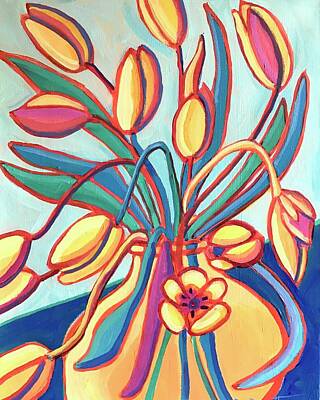 Grace Kelly - Spring Tulips by Debra Bretton Robinson