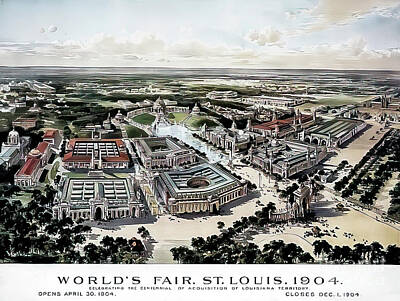 Mistletoe - St Louis 1904 Worlds Fair Poster by M G Whittingham