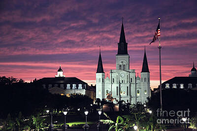 Nailia Schwarz Food Photography - St. Louis Cathedral at Jackson Square. New Orleans, Louisiana, USA. by Michal Bednarek