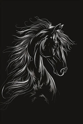Curated Weekender Tote Bags - Stallion With Highlights by Athena Mckinzie