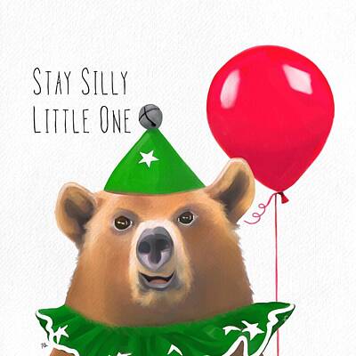 Tammy Lee Bradley Royalty-Free and Rights-Managed Images - Stay Silly Bear by Tammy Lee Bradley