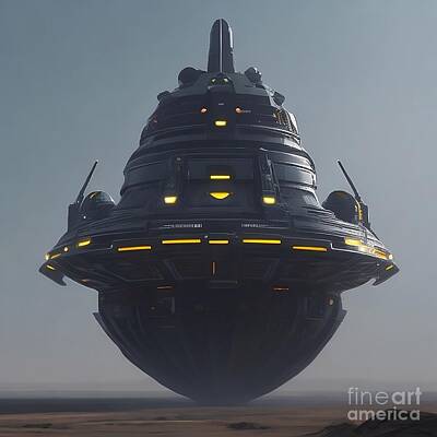 Science Fiction Digital Art - Stellar Departure by Paul Featherstone