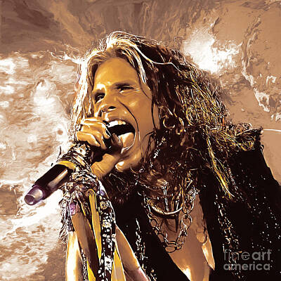 Musician Royalty-Free and Rights-Managed Images -  Steven Tyler Musician by Gull G