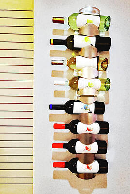 Wine Mixed Media - Stocked for Every Palate by Sharon Williams Eng