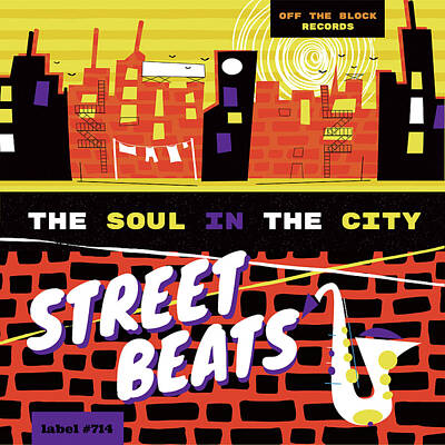 Jazz Digital Art - Street Beats by Brandi Fitzgerald