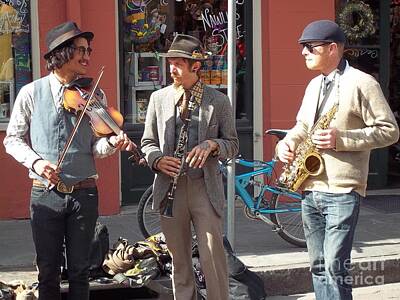 Musician Royalty-Free and Rights-Managed Images - Street Musicians by James Lloyd