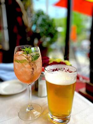 Beer Photos - Summer Beverages by Dr Ryan Champeau