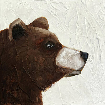 Zen - Sunny Bear by Lucia Stewart