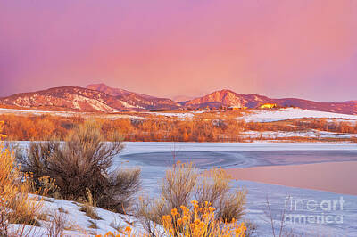 Only Orange - Sunrise in Loveland Colorado by Ronda Kimbrow