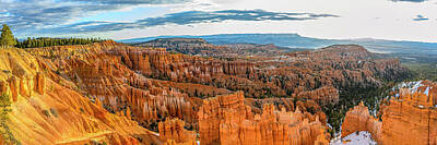 Mountain Photos - Sunset Point Bryce Canyon Panorama by Mike Gifford