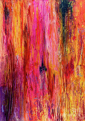 Impressionism Painting Royalty Free Images - Sunset Splash Royalty-Free Image by Hannelore Baron