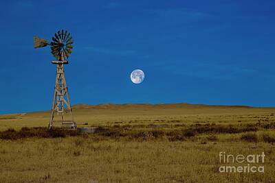 Cities Rights Managed Images - Super Moonrise Over Pawnee Grasslands Royalty-Free Image by Jon Burch Photography