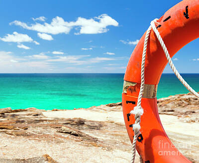 Royalty-Free and Rights-Managed Images - Surf Life Saver Float  by THP Creative