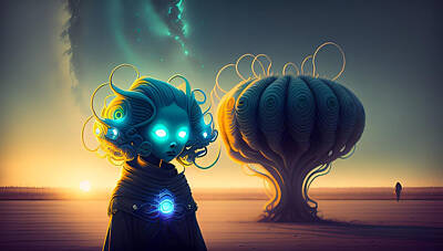 Surrealism Royalty-Free and Rights-Managed Images - Surreal Dreams by Tricky Woo