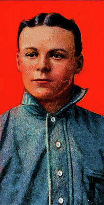 Baseball Royalty Free Images - Sweet Caporal George Mullin, Baseball Game Cards Oil Painting  Royalty-Free Image by Celestial Images