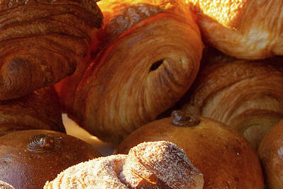 Grateful Dead Royalty Free Images - Sweet Croissants Royalty-Free Image by Linda Storm