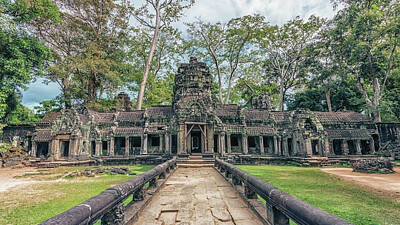 Royalty-Free and Rights-Managed Images - Ta Prohm Temple by Manjik Pictures