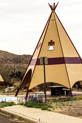 Mellow Yellow Rights Managed Images - Teepee Rest Stop Royalty-Free Image by Renny Spencer