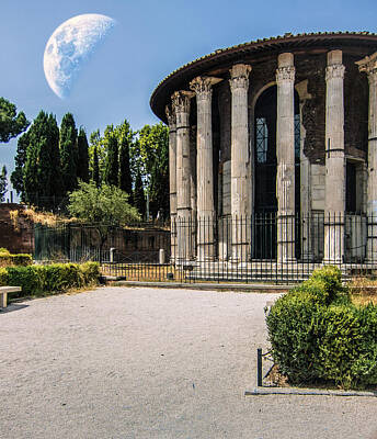 Maps Rights Managed Images - Tempio di Ercole Vincitore 1 Royalty-Free Image by Daniele Chiarottini
