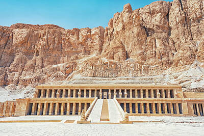 Landmarks Royalty Free Images - Temple of Hatshepsut  Royalty-Free Image by Manjik Pictures