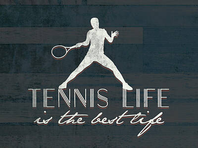 Steampunk - Tennis Life Best Life by Brandi Fitzgerald
