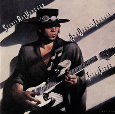 Rock And Roll Mixed Media - Texas Flood-Stevie Ray Vaughan by Robert VanDerWal