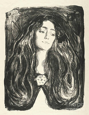 Printscapes - The Brooch. Eva Mudocci 1903 by Shop Ability
