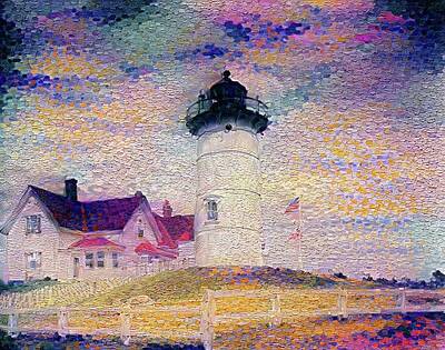 Landscapes Royalty Free Images - The Cape Neddick Light Royalty-Free Image by Matthew Jack