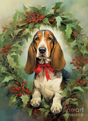 Royalty-Free and Rights-Managed Images - The Christmas Hound by Tina LeCour