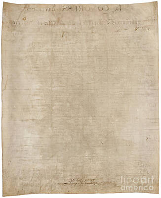 Politicians Digital Art - The Declaration of Independence - Reverse by Antonios Valamontes