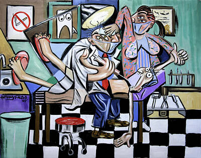 Ballerina Art - The Dentist Is In by Anthony Falbo
