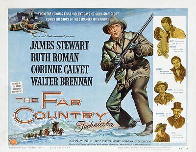 Royalty-Free and Rights-Managed Images - The Far Country 2, with James Stewart and Ruth Roman, 1954 by Stars on Art