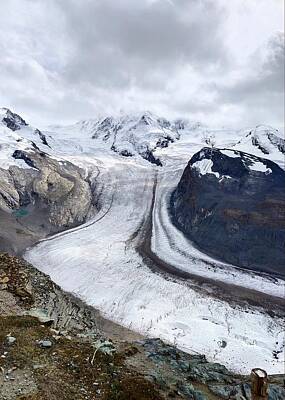 Fathers Day 1 - The Gorner Glacier, Central Monte Rosa and The Dufourspitze in Switzerland by Ha LI